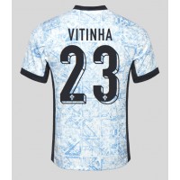 Camiseta Portugal Vitinha #23 Segunda Equipación Replica Eurocopa 2024 mangas cortas